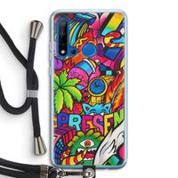 Represent: Huawei P20 Lite (2019) Transparant Hoesje met koord