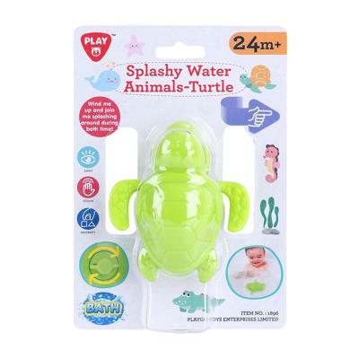 Play spetterend waterdier badspeeltje schildpad