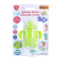 Play spetterend waterdier badspeeltje schildpad