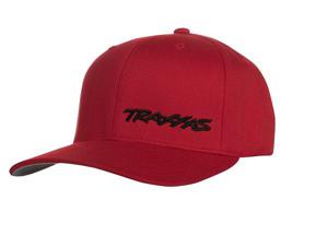 Traxxas - Flex Hat Curve Bill Red/Blk Sm (TRX-1187-RBL-SM)