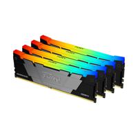 Kingston FURY 128 GB DDR4-3600 Quad-Kit werkgeheugen KF436C18RB2AK4/128, Renegade RGB, XMP 2.0 - thumbnail