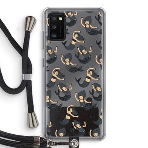 Zeemeermin: Samsung Galaxy A41 Transparant Hoesje met koord