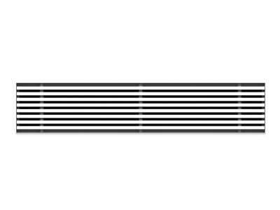 Instucbaar Frameloos Wandrooster - 600x150mm