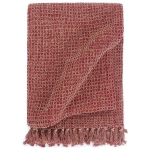 VidaXL Plaid 160x210 cm katoen bordeaux