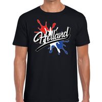 Holland t-shirt spetter zwart voor heren - thumbnail