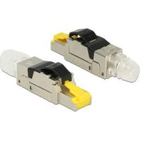 DeLOCK 86485 kabel-connector RJ45 Zwart, Zilver, Transparant, Geel