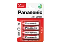 Panasonic AA Zink Carbon Batterijen - 4 Stuks