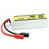 LemonRC LiPo accupack 22.2 V 3300 mAh Aantal cellen: 6 60 C Softcase AS150 LemonRC LiPo accupack 22.2 V 3300 mAh Aantal cellen: 6 60 C Softcase AS150