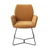 Jesper Home Misaki eetkamerstoel Honey Harvest beehive black