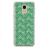 Moroccan tiles 2: Samsung Galaxy J6 (2018) Transparant Hoesje