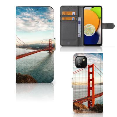 Samsung Galaxy A03 | Flip Cover | Golden Gate Bridge