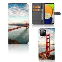 Samsung Galaxy A03 | Flip Cover | Golden Gate Bridge