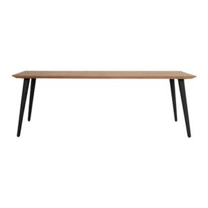 Hartman Sophie Studio Teak Tuintafel 240 x 100 cm - Zwarte poten