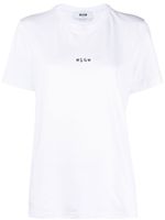 MSGM t-shirt à logo imprimé - Blanc - thumbnail