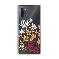 Painted wildflowers: Samsung Galaxy Note 10 Plus Transparant Hoesje
