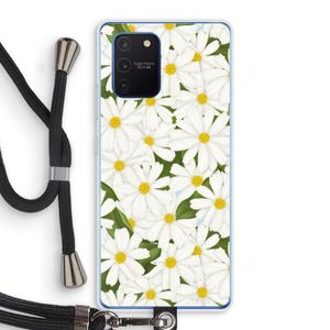 Summer Daisies: Samsung Galaxy Note 10 Lite Transparant Hoesje met koord