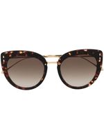 Isabel Marant Eyewear lunettes de soleil teintées à monture papillon - Marron