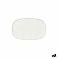 Snackdienblad Bidasoa Elite Wit 18,5 x 11,5 cm (8 Stuks)
