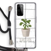Kamerplant op vensterruit: OnePlus 9 Pro Transparant Hoesje met koord