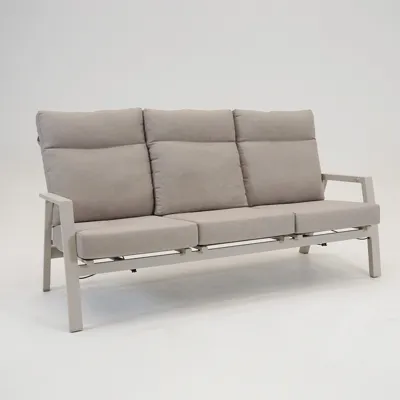 Loungebank Ohio crème 3-pers