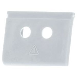 001230  - Cable entry slider with 2 inlets grey 001230