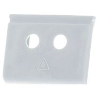 001230  - Cable entry slider with 2 inlets grey 001230 - thumbnail