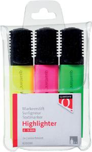Quantore markeerstiften 2-5 mm etui 3 kleuren