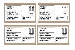 Dymo 12 pack label Shipping/Badge Label 101x54mm