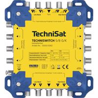 TechniSat TECHNISWITCH 5/8 G/K Satelliet multiswitch Ingangen (satelliet): 5 (4 satelliet / 1 terrestrisch) Aantal gebruikers: 8
