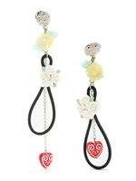 Amir Slama boucles d'oreilles Flor - Multicolore