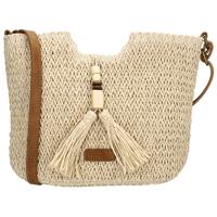 Beagles Rieten Schoudertas Lanzarote Light Natural