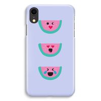 Smiley watermeloen: iPhone XR Volledig Geprint Hoesje