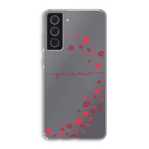 Kusjes: Samsung Galaxy S21 FE Transparant Hoesje