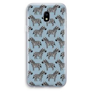 Zebra: Samsung Galaxy J3 (2017) Transparant Hoesje