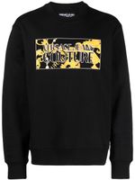 Versace Jeans Couture sweat en coton à logo imprimé - Noir - thumbnail