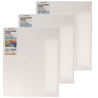 Benson Schildersdoek - 3x - 40 x 50 cm - blanco canvas - katoen - 280 grams