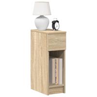 Nachtkastje met lade 20x36x60 cm sonoma eikenkleurig