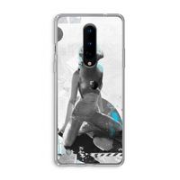 I will not feel a thing: OnePlus 8 Transparant Hoesje