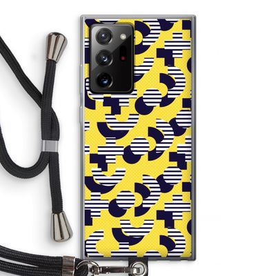 8-bit N°3: Samsung Galaxy Note 20 Ultra / Note 20 Ultra 5G Transparant Hoesje met koord