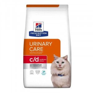 Hill's Prescription Diet C/D Multicare Stress Urinary Care kattenvoer met zeevis 2 x 8 kg