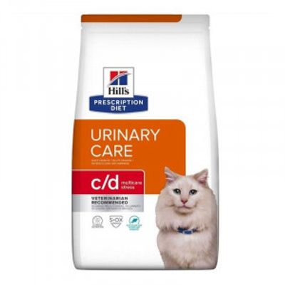 Hill&apos;s Prescription Diet C/D Multicare Stress Urinary Care kattenvoer met zeevis 2 x 3 kg