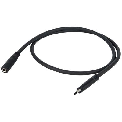 DAP FL114 verloopkabel USB-C naar female stereo mini-jack 75cm