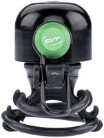 CONTEC fietsbel "diamond bing" ct mini bell diamond bing, black/green, uni