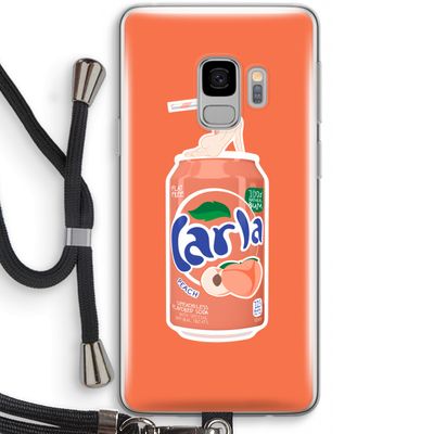 S(peach)less: Samsung Galaxy S9 Transparant Hoesje met koord