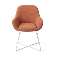 Jesper Home Kushi eetkamerstoel Amber Autumn cross white