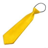 10 stuks effen kleur casual rubber band lui gelijkspel voor kinderen (geel)
