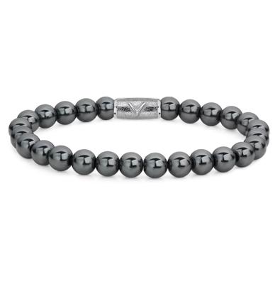 Rebel & Rose Danny Vera Grey Silver Shine Bracelet - 8mm-M