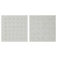 Wanddecoratie Home ESPRIT Wit Hout MDF Modern 80 x 6,5 x 80 cm