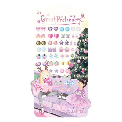 Great Pretenders Feestelijke plakoorbellen - 30st.