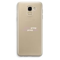 uzelf graag zien: Samsung Galaxy J6 (2018) Transparant Hoesje